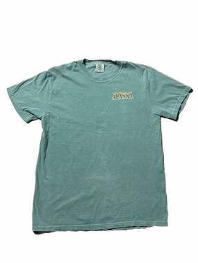 Comfort Colors Skagway Alaska Orca Killer Whale Graphic T-Shirt Green Size L